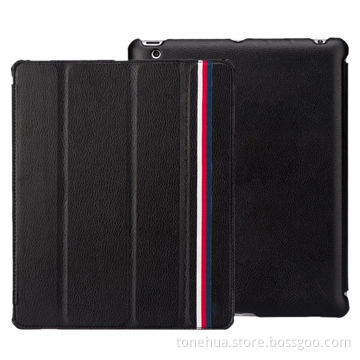 Smart PU Leather Case for iPad, Stand Function with Multi-viewing Angles